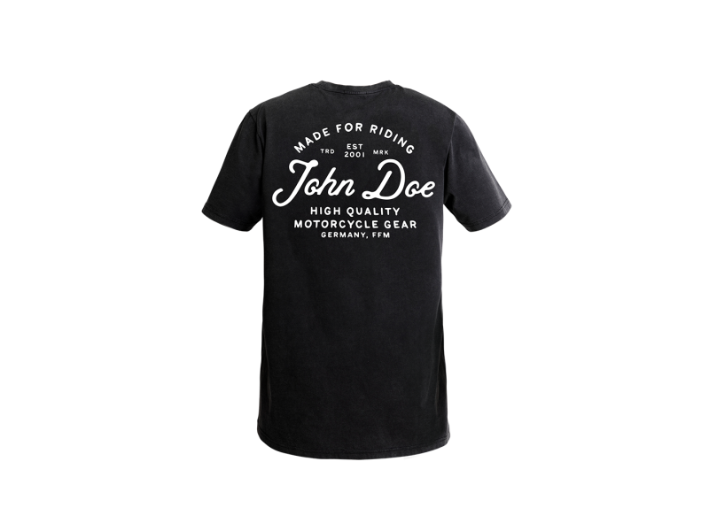 John Doe JD Lettering T-shirt (sort)