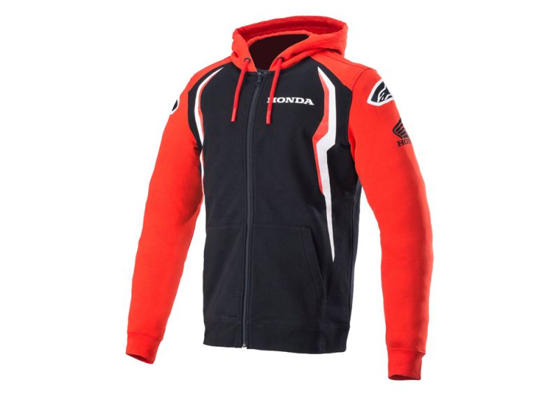 Alpinestars Honda Zip Hoodie (rød / sort)