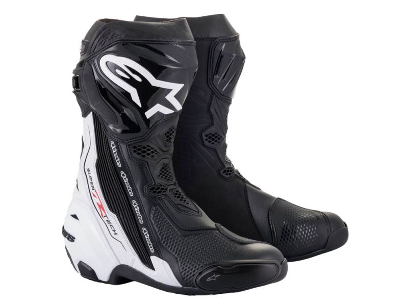 Alpinestars Supertech-R Støvler til Mænd (sort/hvid)