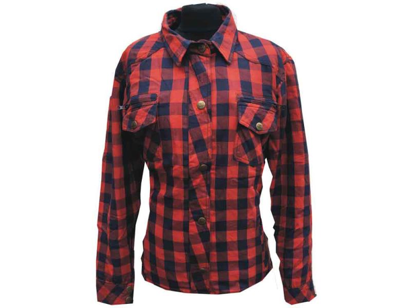 Bores Lumber Jack Shirt til damer (med aramidstof | rød)