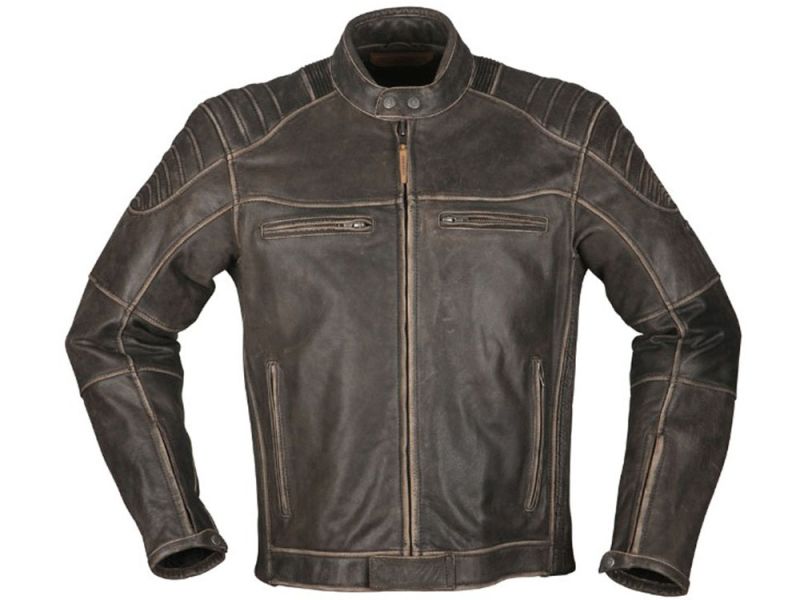 Modeka Vincent Vincent Aged Leather Motorcykeljakke (brun)