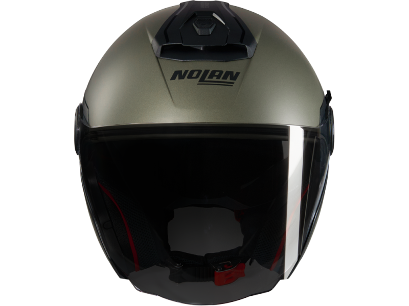 Nolan N40-5 N-Com Classico Nobile 315 Motorradhelm (Graumatt/Schwarz)