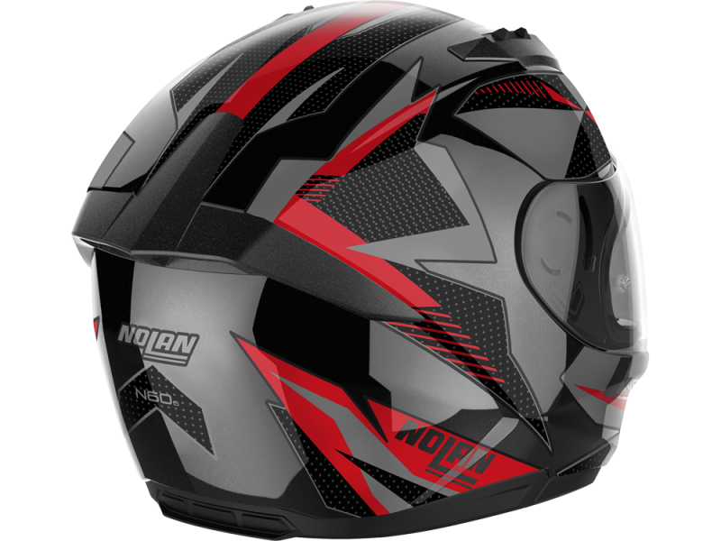 Nolan N60-6 Wiring Integralhelm (Schwarz/Rot/Silber)