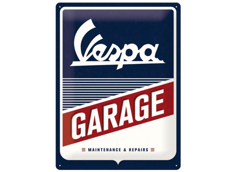 Nostalgic-Arts Vespa Garage blikskilt (30x40cm)