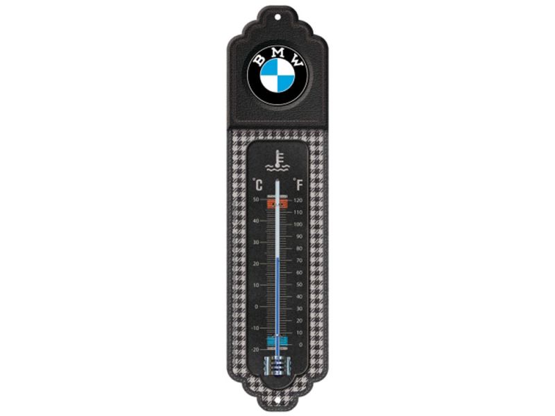 Nostalgic-Arts Termometer BMW Classic Pepita (65x28cm)