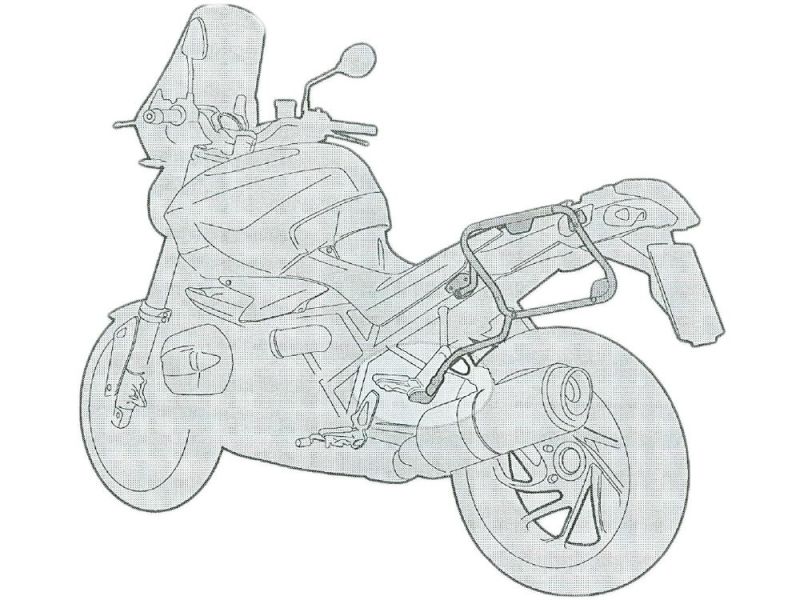 GIVI Monokey bagagebærer PLR (aftagelig) Triumph Tiger 1050 Sport (2013-)