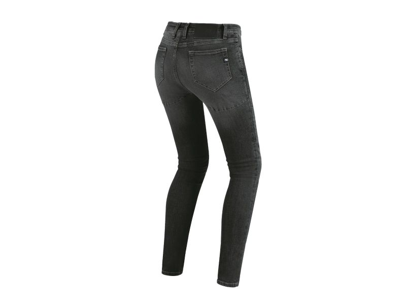 PMJ SKIN21 Skinny motorcykeljeans til damer (sort)