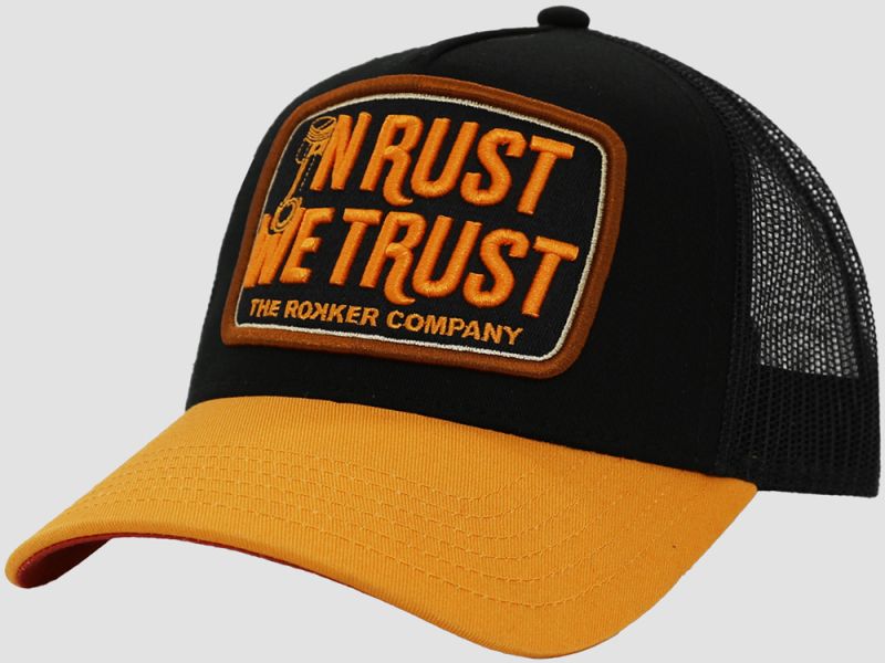Rokker Rust'n Trust Trukker Basecap (Schwarz/Gelb)