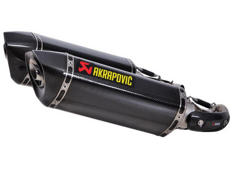 Akrapovic Slip-On udstødning Ducati Monster 696 (2008-2010) Monster 1100 / Monster 1100S (2009-2010) Carbon