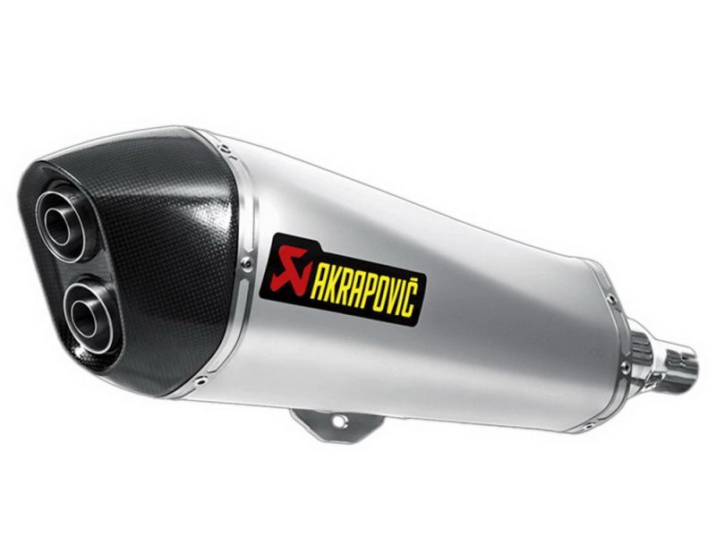 Akrapovic Slip-On udstødning Peugeot Satelis 400 (2008) Piaggio Beverly 500 (2007) Gilera Fuoco 500 (2007) Piaggio MP3 400 RST (2008) Piaggio Xevo 400 rustfrit stål