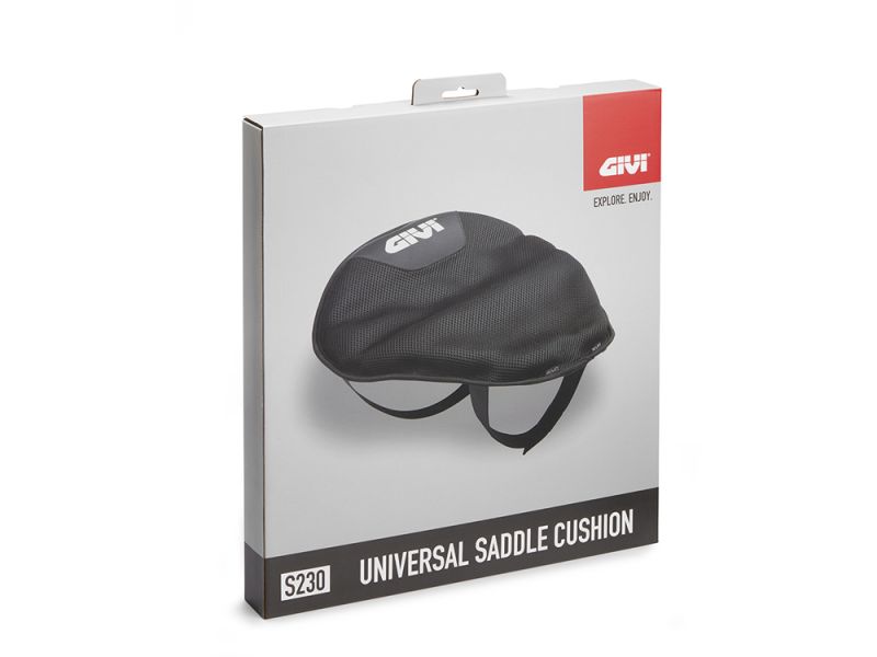 Givi Universal luftgefülltes Sattel-Sitzkissen (Schwarz)