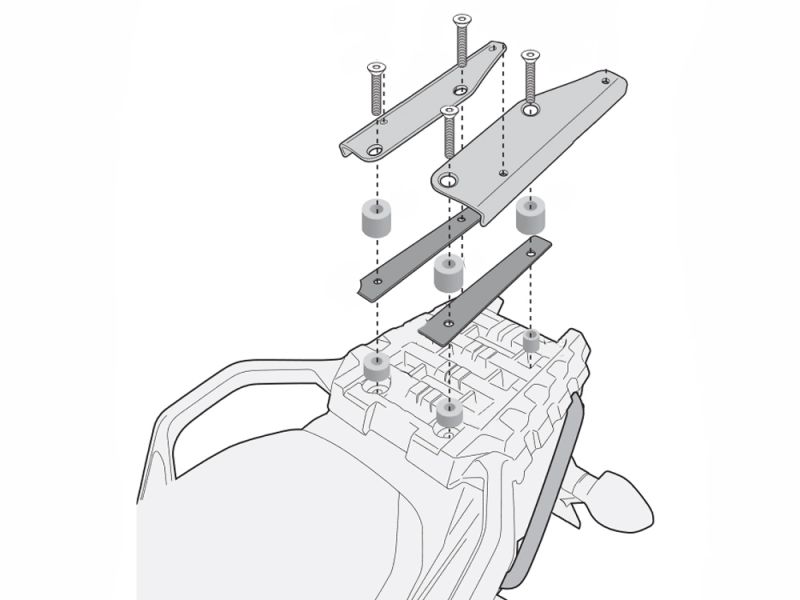 GIVI SR Bagagebærer Suzuki DL 650 / 1000 V-Strom (2017-)
