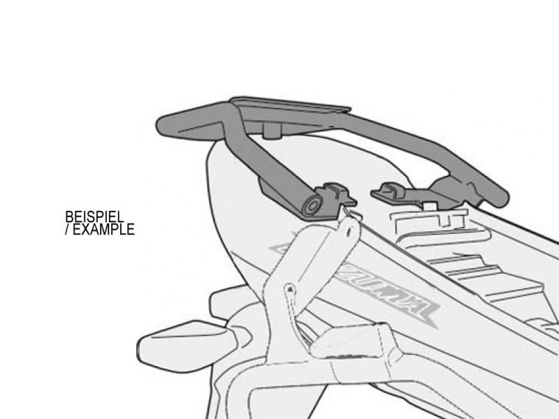 GIVI Monolock SR Motorcycle Rear Rack Aprilia SRV 850 (2012-)