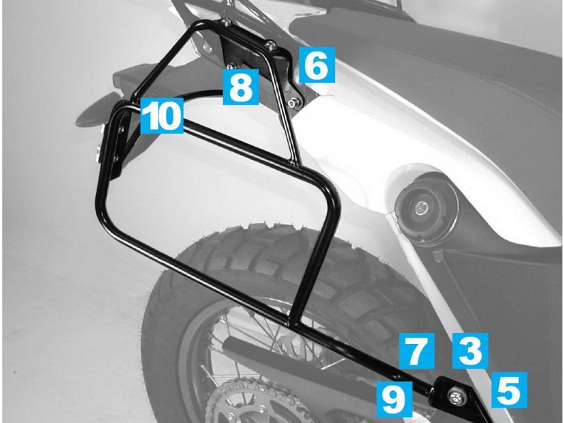 Hepco & Becker Lock-It bagagebærerholder BMW G 650 X Country / Challenge (2007)