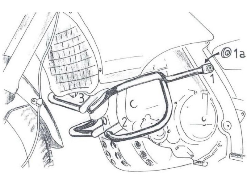 Hepco & Becker Styrtbøjle Aprilia Pegaso 650