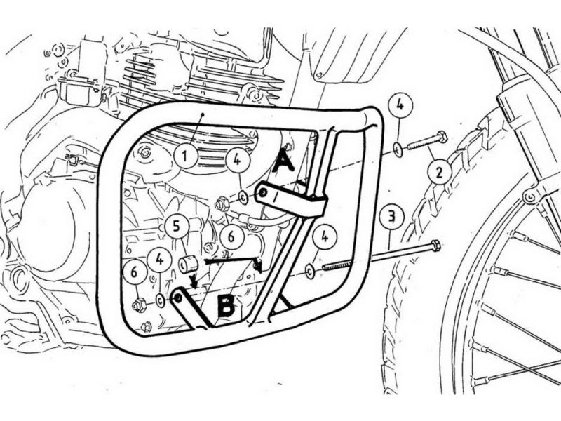 Hepco & Becker Styrtbøjle Honda XR 125 L