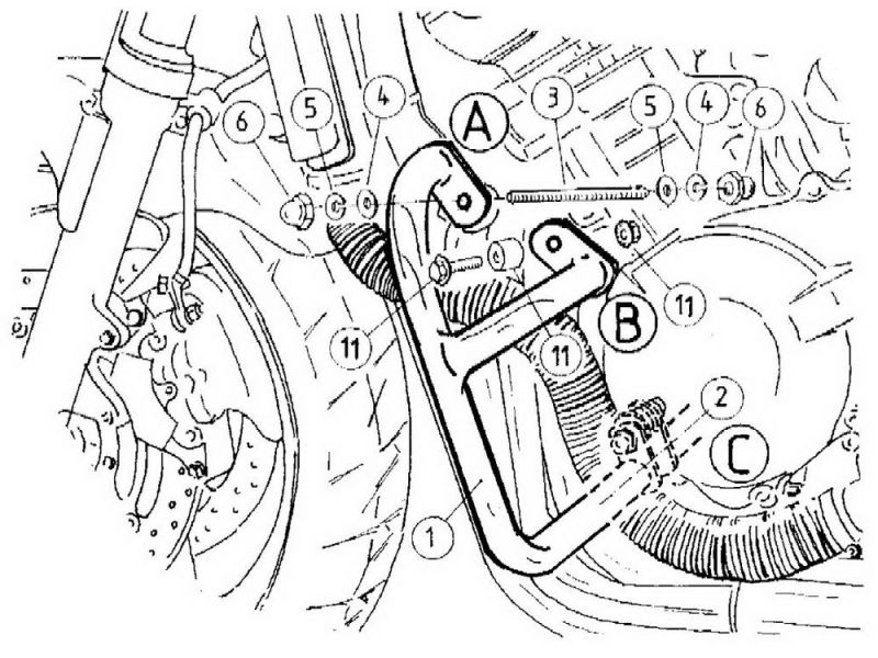 Hepco & Becker Styrtbøjle Honda CB 900 Hornet