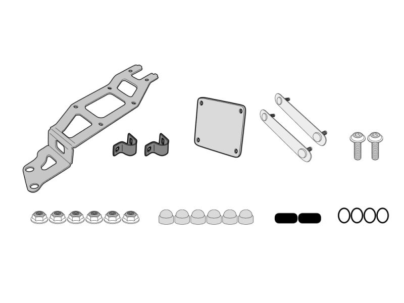 GIVI Monteringssæt S250 til original bagagebærer BMW R1200GS Adventure (2006-2013)