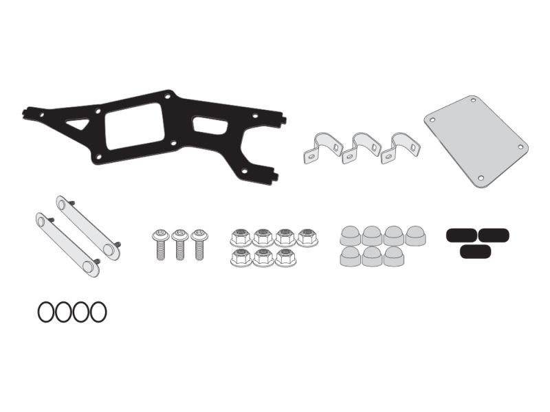 GIVI Monteringssæt S250 på original bagagebærer BMW R1200GS Adventure (2014-)