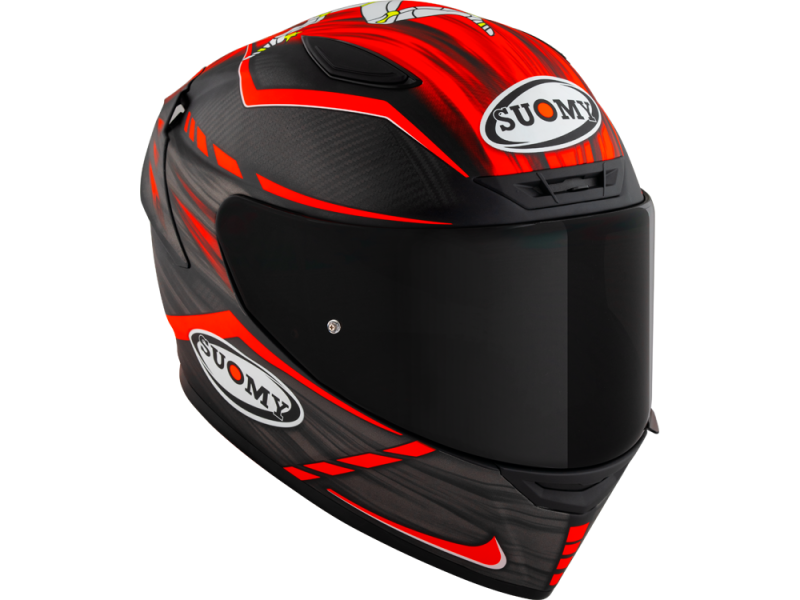 Suomy TX-Pro Johnson Replica Integralhelm (Carbonmatt/Rot)
