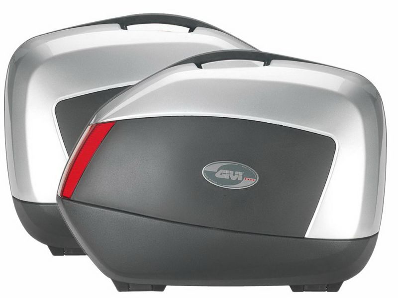 GIVI V35G730 Monokey SIDE sidetaske-sæt (sølv)