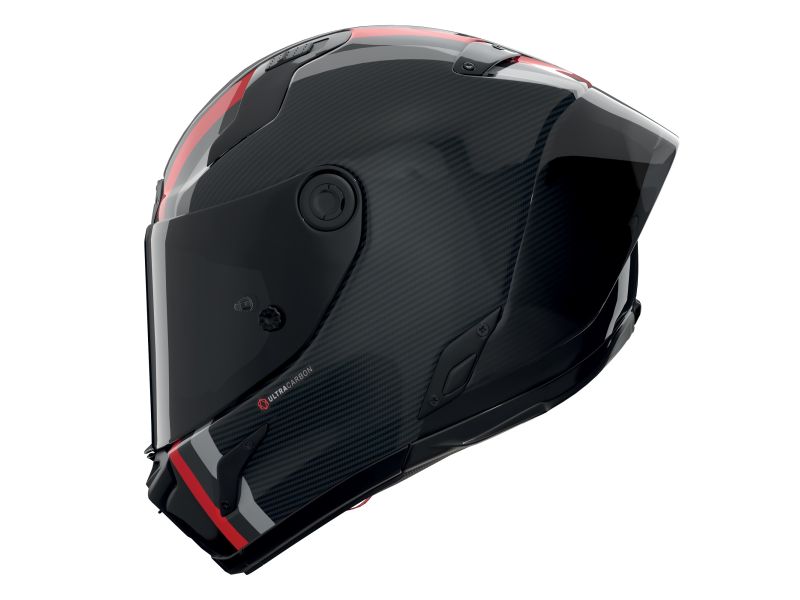Nolan X-804 RS U.C. Gemini Motorradhelm (Carbon/Schwarz/Rot/Anthrazit)