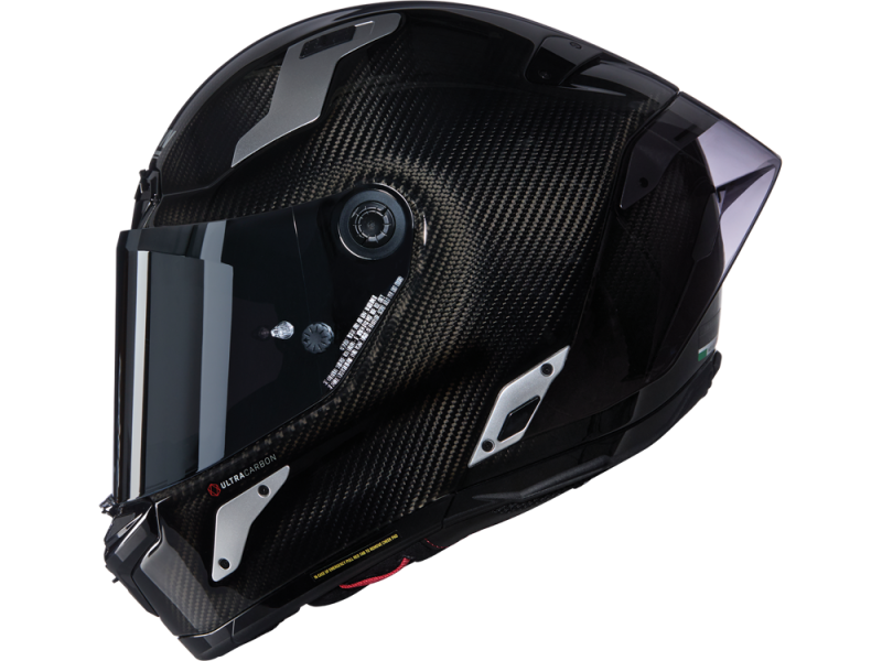 Nolan X-804 RS Ultra Carbon Argento 332 Motorradhelm (Schwarz/Silber/Carbon)