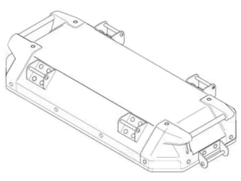 GIVI Låg til kuffert OBKN48AL (sølv | venstre)