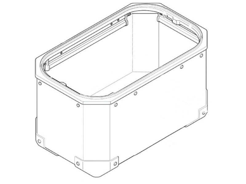 GIVI Bund af kabinet OBKN48BR (sort | højre)